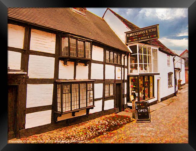 Lichfield Staffordshire town Framed Print by Stuart Chard