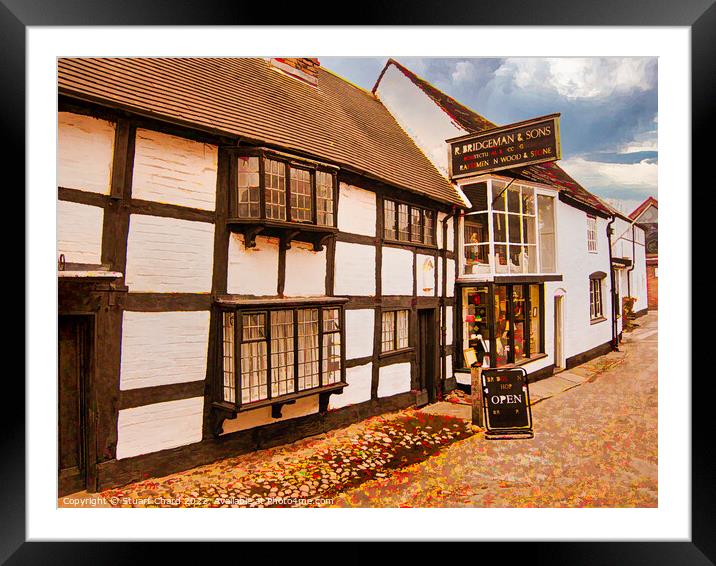 Lichfield Staffordshire town Framed Mounted Print by Stuart Chard