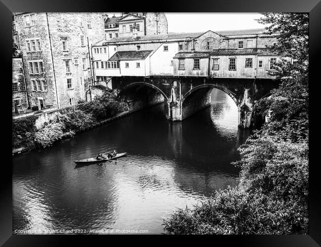 Canoeing on the River Avon in Bath Framed Print by Stuart Chard