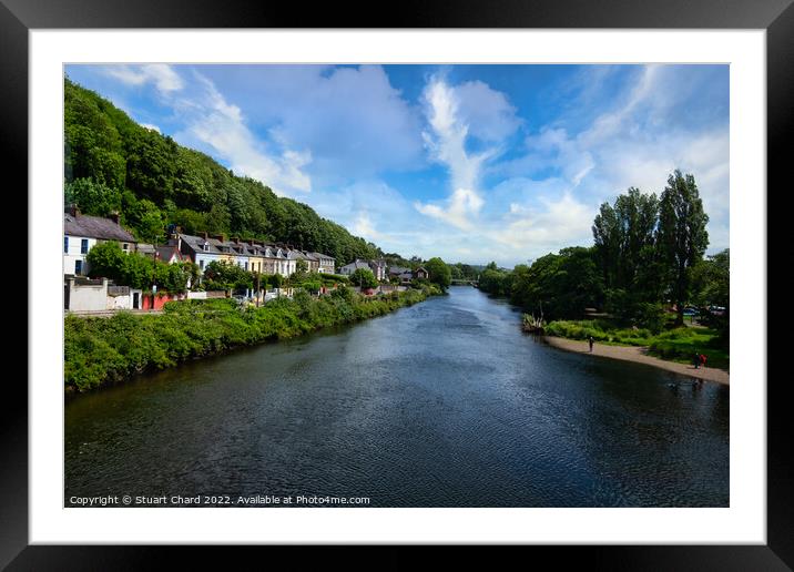River Lee in Cork, Ireland Framed Mounted Print by Stuart Chard