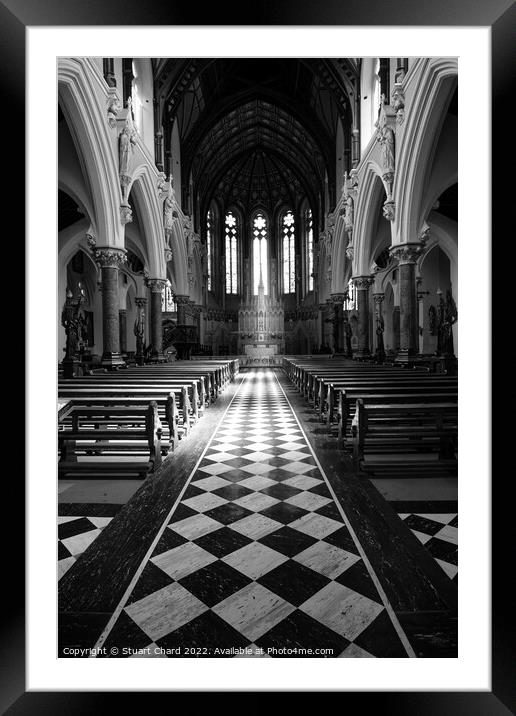 St Colman's Cathedral, Cobh, Ireland Framed Mounted Print by Stuart Chard