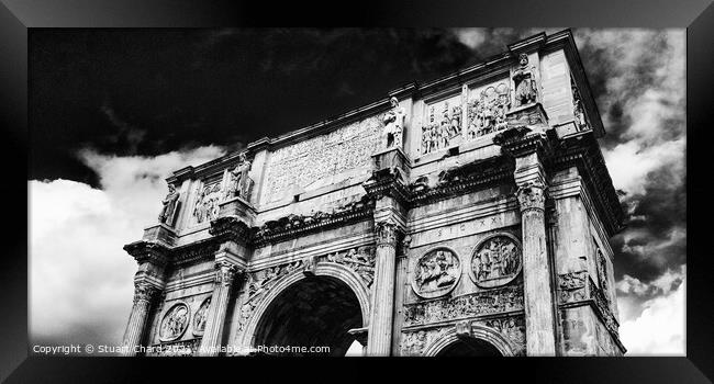 The Arch of Constantine Framed Print by Stuart Chard