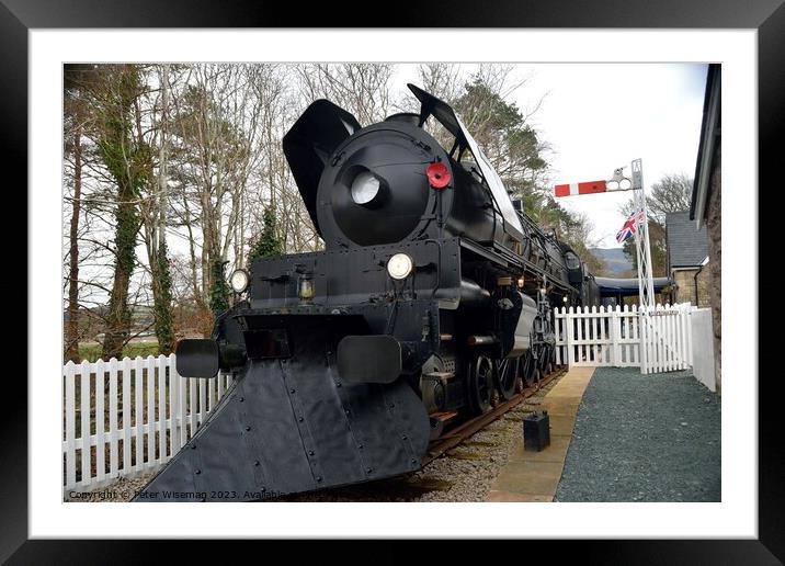 Replica French SNCF Class 241 steam engine Framed Mounted Print by Peter Wiseman