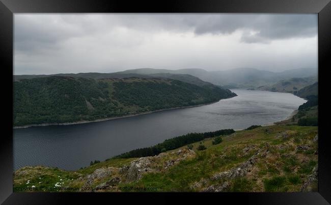 Haweswater Reservoir, the Lake District Framed Print by Peter Wiseman