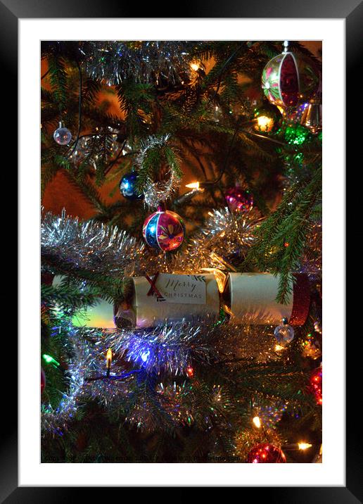 Merry Christmas Framed Mounted Print by Peter Wiseman