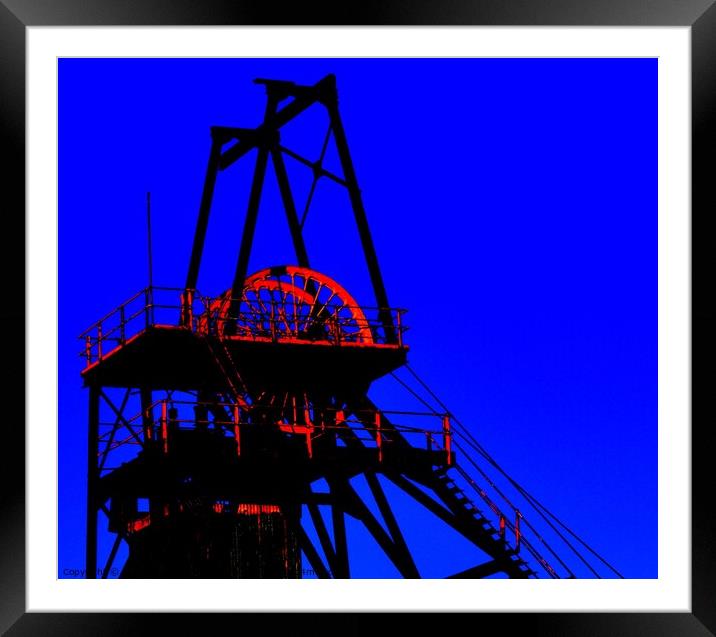 Wheels of Fire Framed Mounted Print by Peter Wiseman