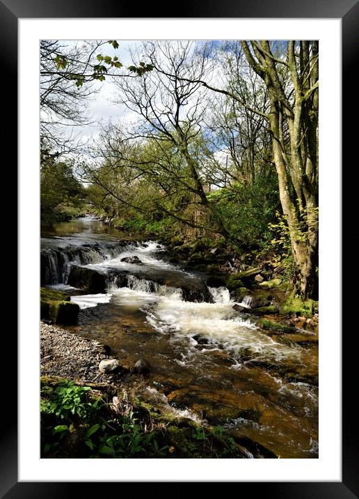 The River at Caldbeck, the Lake District, Cumbria Framed Mounted Print by Peter Wiseman