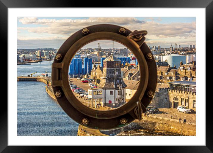 Through the round window Framed Mounted Print by Ralph Greig
