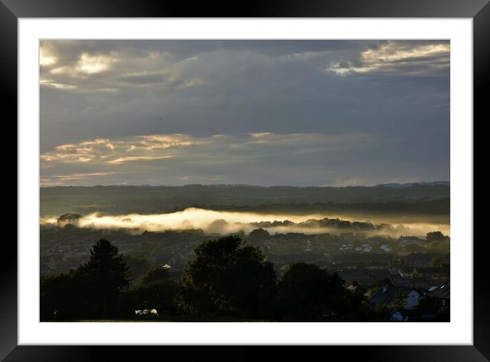 Morning mist Framed Mounted Print by Roy Hinchliffe