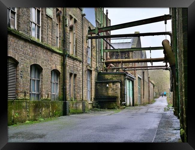Industrial factory  Framed Print by Roy Hinchliffe
