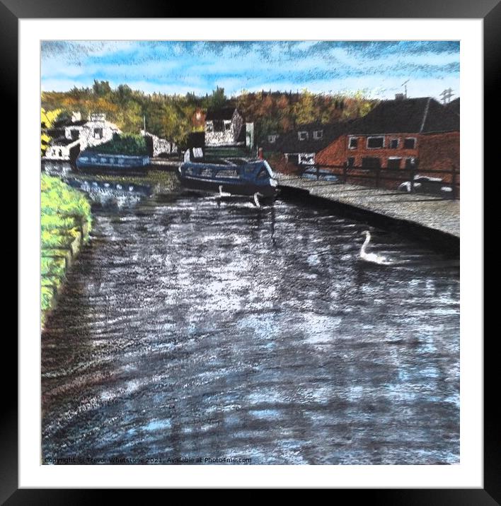 Rodley, Yorkshire Framed Mounted Print by Trevor Whetstone