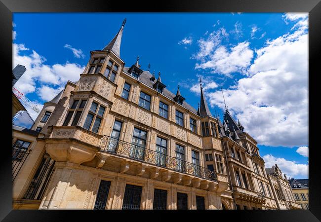 Grand Ducal Palace, a palace in Luxembourg City Framed Print by Chun Ju Wu