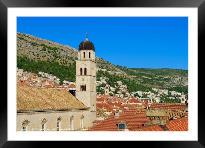 The old town of Dubrovnik, Croatia Framed Mounted Print by Chun Ju Wu