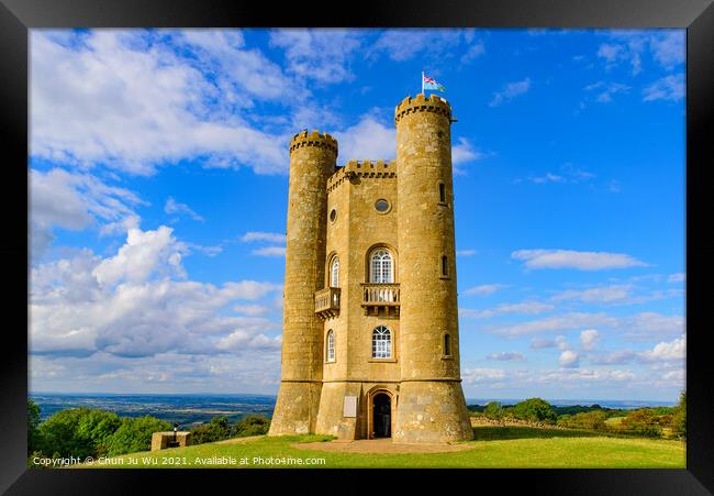 Broadway Tower in Worcestershire, Cotswolds area, England, UK Framed Print by Chun Ju Wu