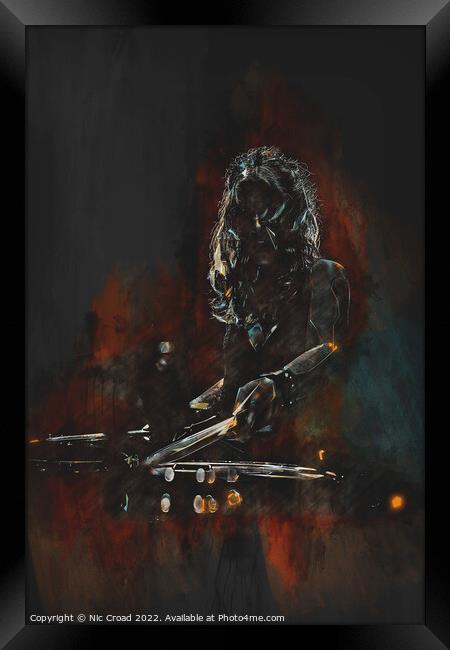 The Drummer Framed Print by Nic Croad