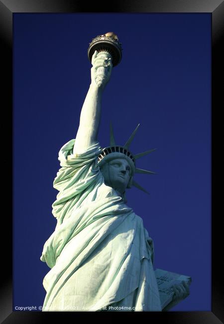 Statue of Liberty in New York City Framed Print by Nic Croad