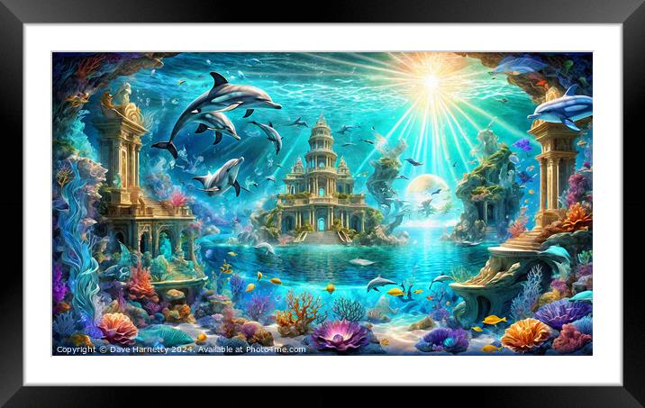 Atlantean Dreams 2 Framed Mounted Print by Dave Harnetty