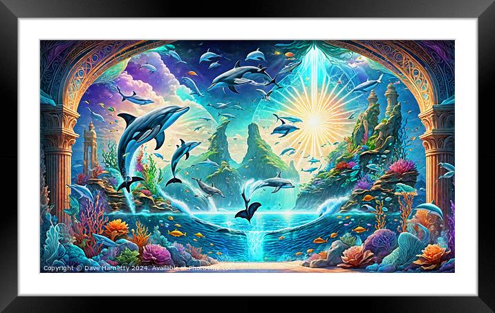 Atlantean Dreams 4 Framed Mounted Print by Dave Harnetty