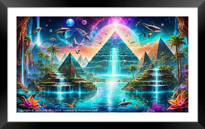 Atlantean Dreams 11 Framed Mounted Print by Dave Harnetty