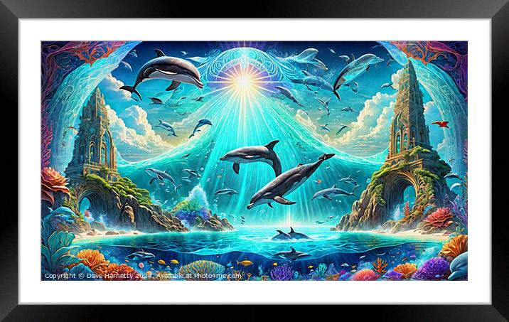 Atlantean Dreams 12 Framed Mounted Print by Dave Harnetty