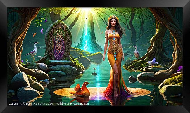 Celtic Dreams-The Enchanted Forest 1 Framed Print by Dave Harnetty