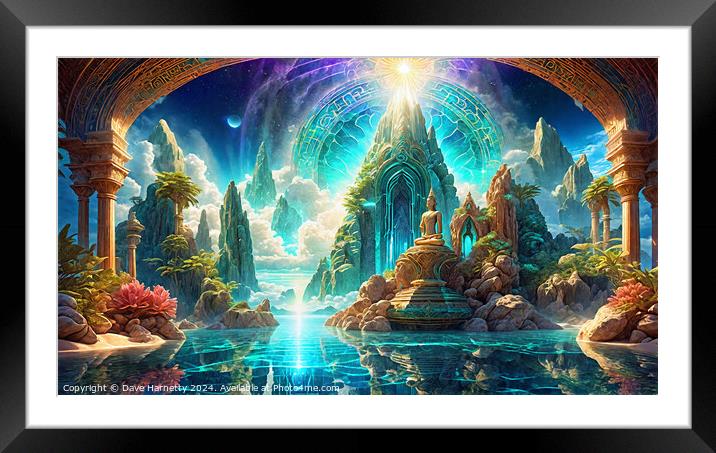 Atlantean Dreams 16 Framed Mounted Print by Dave Harnetty