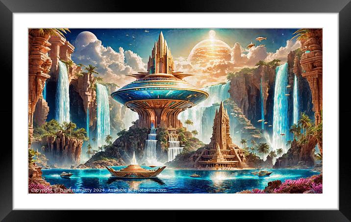 Atlantean Dreams 18 Framed Mounted Print by Dave Harnetty