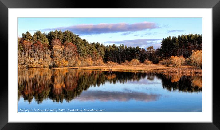 Loch Kildary-Ross-shire,Scotland. Framed Mounted Print by Dave Harnetty