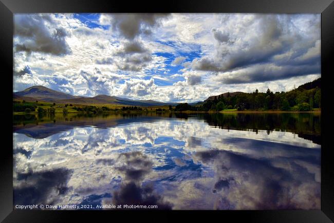 Loch Rannoch Reflections-Perth-shire,Scotland Framed Print by Dave Harnetty