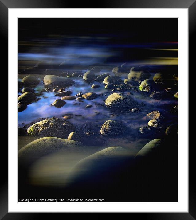 Moon Pool Framed Mounted Print by Dave Harnetty