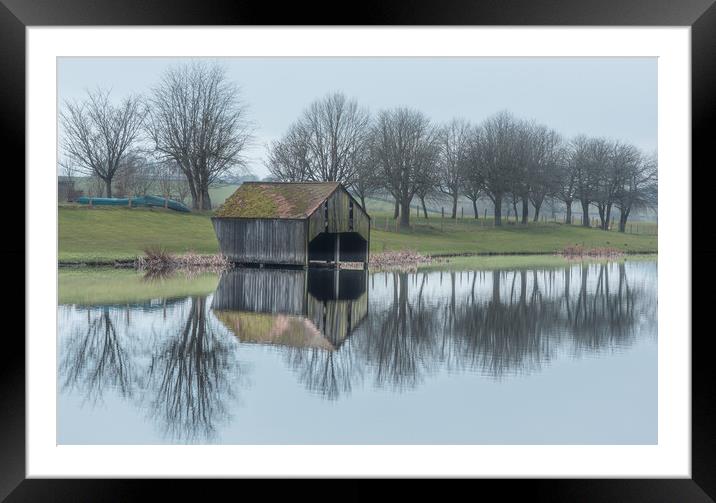Refection's  Framed Mounted Print by christian maltby