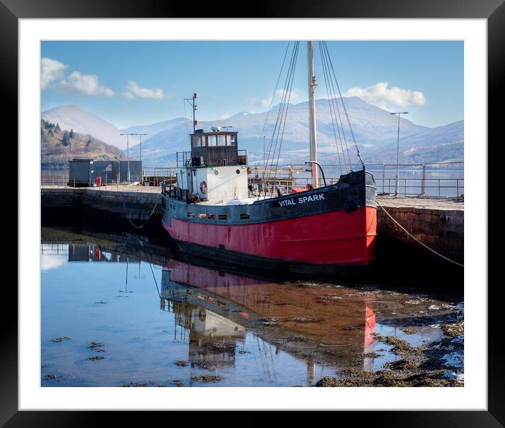 A picture of the vital spark Framed Mounted Print by christian maltby