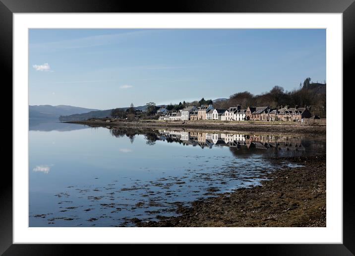 A picture of loch Fyne  Framed Mounted Print by christian maltby