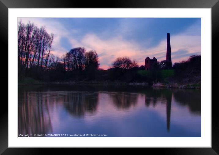 The Old Mill Framed Mounted Print by Keith McManus