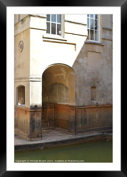 Roman baths Framed Mounted Print by Michael bryant Tiptopimage