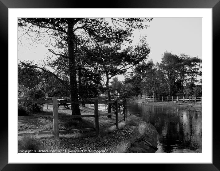 Colchester lake Framed Mounted Print by Michael bryant Tiptopimage