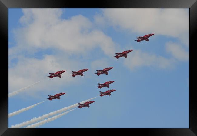 red arrows Framed Print by Michael bryant Tiptopimage