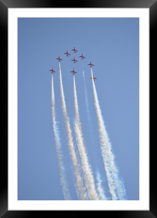 Red arrows Framed Mounted Print by Michael bryant Tiptopimage