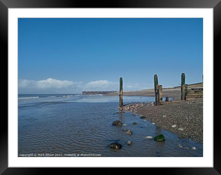 Solway Blue Framed Mounted Print by Mark Ritson