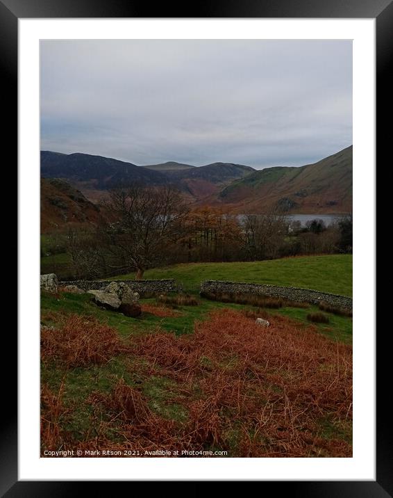 Crummock Water  Framed Mounted Print by Mark Ritson