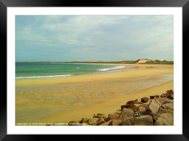 Fraserburgh Beach  Framed Mounted Print by Mark Ritson