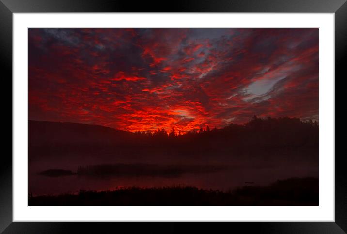 Sunrise on Costello Creek - Algonquin Park, Canada Framed Mounted Print by Jim Cumming