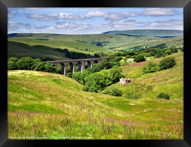 Dent Head Viaduct Framed Print by Mark Sunderland