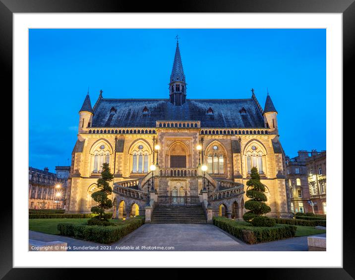 McManus Art Gallery and Museum in Dundee Framed Mounted Print by Mark Sunderland