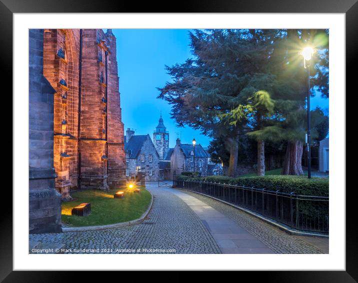 Church of the Holy Rude Stirling Framed Mounted Print by Mark Sunderland