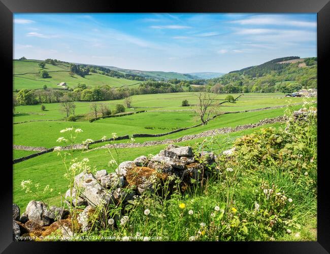 Nidderdale from Wath Road Framed Print by Mark Sunderland