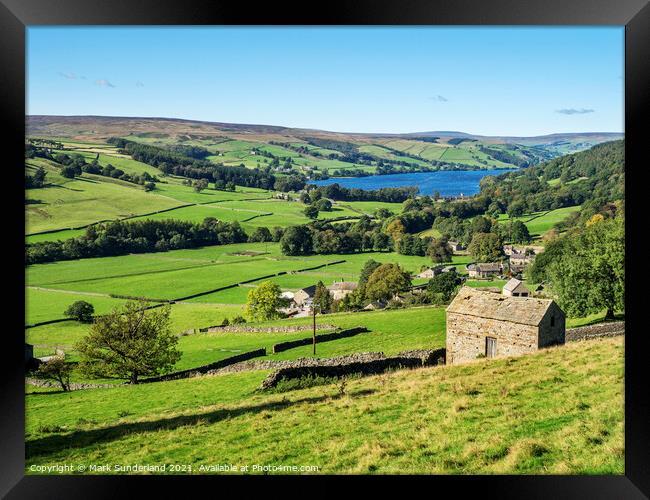 Old Field Barn in Nidderdale Framed Print by Mark Sunderland