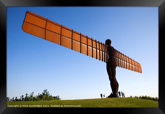 The Angel of The North Framed Print by Mark Sunderland
