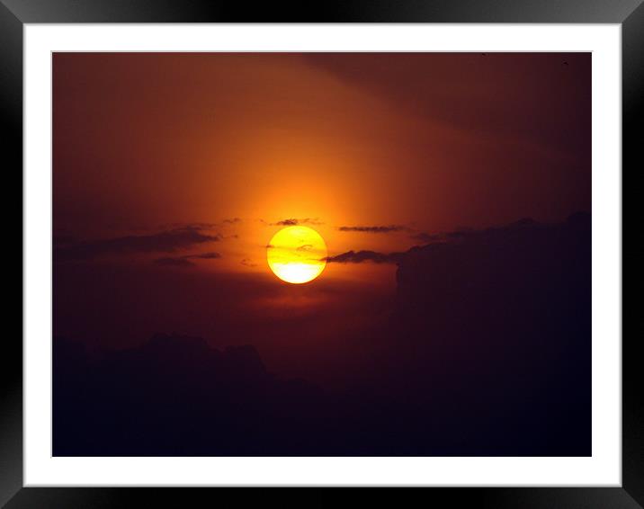 Distant Glory Framed Mounted Print by Susmita Mishra