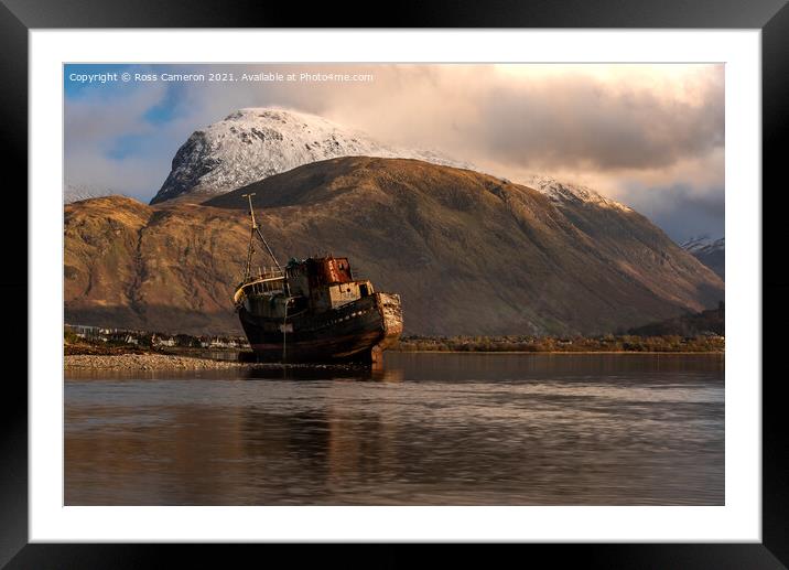 Ben Nevis Framed Mounted Print by Ross Cameron